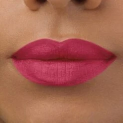 Bare Minerals BarePro Longwear Lipstick -Care Product Store Bare Minerals BarePro Longwear Lipstick Hibiscus On Lips