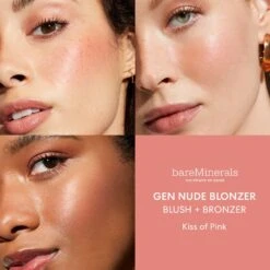 Bare Minerals Gen Nude Blonzer 18 Bare Minerals Gen Nude Blonzer -Care Product Store Bare Minerals Gen Nude Blonzer Kiss of Pink On Face