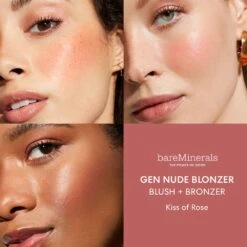 Bare Minerals Gen Nude Blonzer 19 Bare Minerals Gen Nude Blonzer -Care Product Store Bare Minerals Gen Nude Blonzer Kiss of Rose On Face