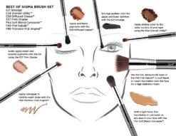 Sigma Best Of Sigma Brush Set -Care Product Store BestofSigmaBrushSet