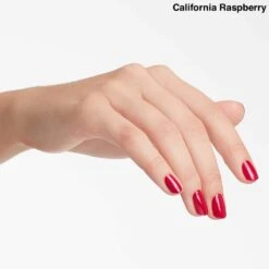 OPI Nail Lacquers - Pinks -Care Product Store CaliforniaRaspberry on nails