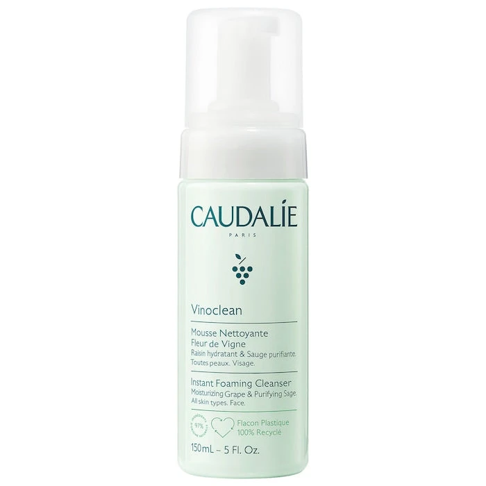 Caudalie Vinoclean Instant Foaming Cleanser 1 Caudalie Vinoclean Instant Foaming Cleanser