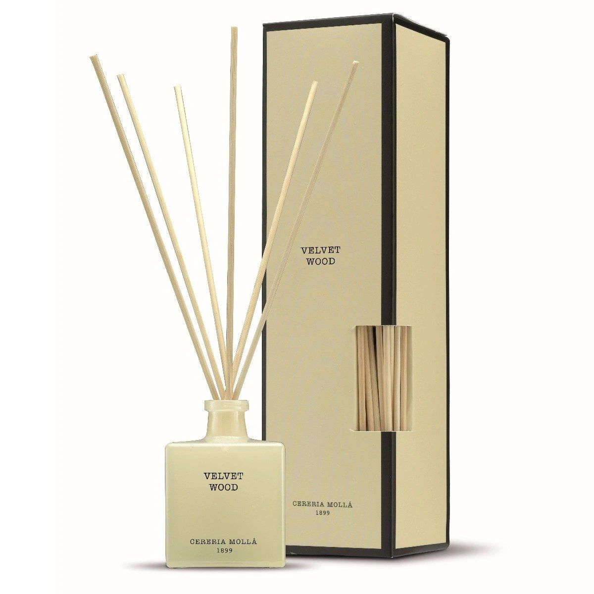 Cereria Molla Velvet Wood Reed Diffuser 1 Cereria Molla Velvet Wood Reed Diffuser