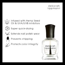 Deborah Lippmann High & Dry Super Quick Drying Top Coat -Care Product Store Deborah Lippmann High Dry Super Quick Drying Top Coat 3