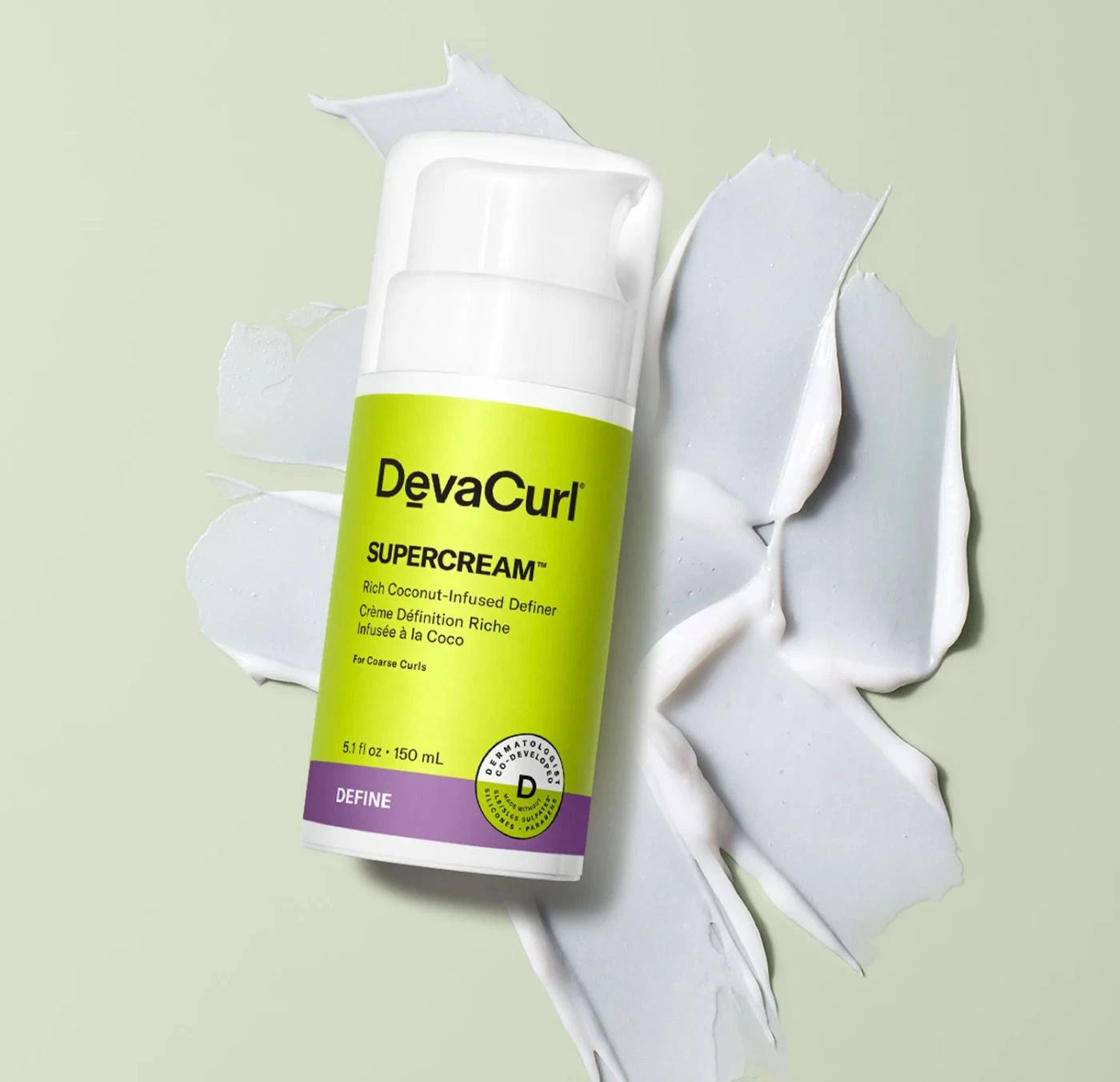 Devacurl Supercream Rich Coconut Infused Definer 3 Devacurl Supercream Rich Coconut Infused Definer - Image 3
