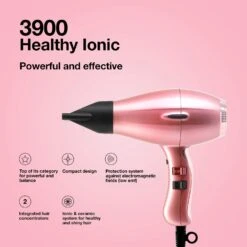 Elchim 3900 Ionic Blowdryer -Care Product Store Elchim 3900 Ionic Blowdryer Venetian Rose Gold 3