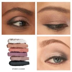 Jane Iredale PurePressed Eye Shadow Palette -Care Product Store Jane Iredale PurePressed Eye Shadow Palette Storm Chaser On Eyes
