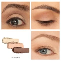 Jane Iredale PurePressed Eye Shadow Triple -Care Product Store Jane Iredale PurePressed Eye Shadow Triple Sweet Spot On Eyes