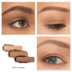 Jane Iredale PurePressed Eye Shadow Triple -Care Product Store Jane Iredale PurePressed Eye Shadow Triple Triple Cognac On Eyes