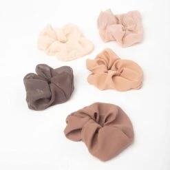 Kitsch Crepe Scrunchie 5 Pieces Terra Cotta 7 Kitsch Crepe Scrunchie 5 Pieces Terra Cotta -Care Product Store Kitsch Crepe Scrunchie 5 pieces Terra Cotta 4