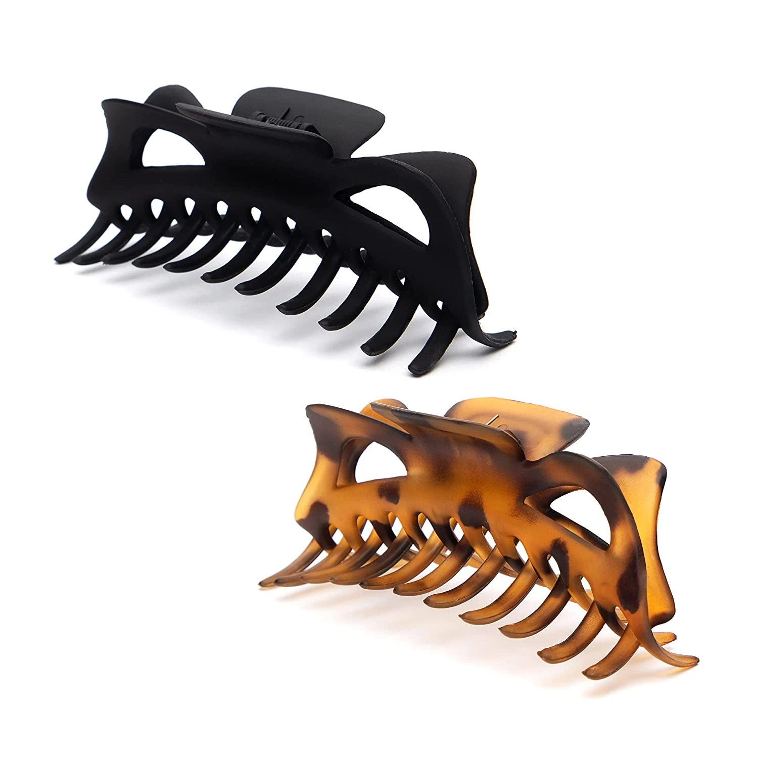 Kitsch Recycled Plastic Jumbo Classic Claw Clips 2pc 1 Kitsch Recycled Plastic Jumbo Classic Claw Clips 2pc