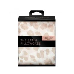 Kitsch Satin Pillow Case -Care Product Store Kitsch Satin Pillow Case Leopard Packaging