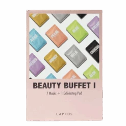 Lapcos Beauty Buffet I - 7 Sheet Masks & 1 Exfoliating Pad