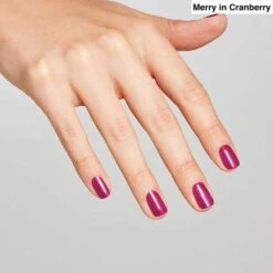 OPI Nail Lacquers - Reds -Care Product Store MerryinCranberry on nail