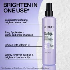 Redken Blondage High Bright Treatment -Care Product Store Redken Blondage High Bright Treatment Features