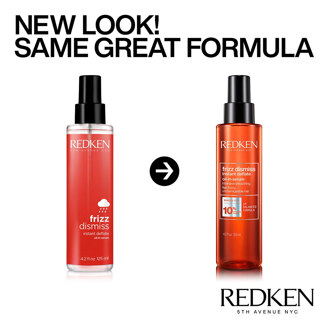 Redken Frizz Dismiss Instant Deflate Oil-In-Serum 5 Redken Frizz Dismiss Instant Deflate Oil-In-Serum - Image 5