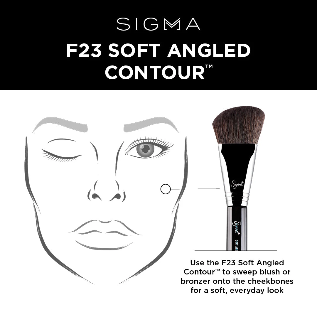 Sigma F23 Soft Angled Contour Brush 3 Sigma F23 Soft Angled Contour Brush - Image 3