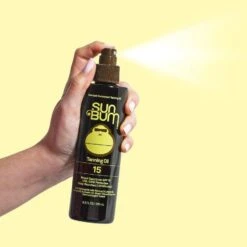 Sun Bum SPF 15 Sunscreen Tanning Oil -Care Product Store SunBumSPF15SunscreenTanningOil spray