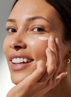 Supergoop! Bright-Eyed 100% Mineral Eye Cream SPF 40 -Care Product Store Supergoop Bright Eyed 100 Mineral Eye Cream SPF 40 On Face