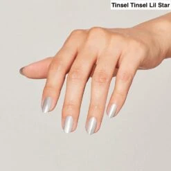 OPI Nail Lacquers - Blacks, Whites, Greys & Silvers -Care Product Store Tinsel Tinsel LilStar on nails