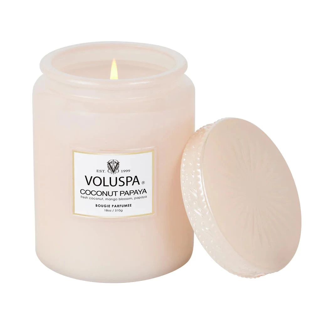 Voluspa Coconut Papaya Large Jar Candle 3 Voluspa Coconut Papaya Large Jar Candle - Image 3