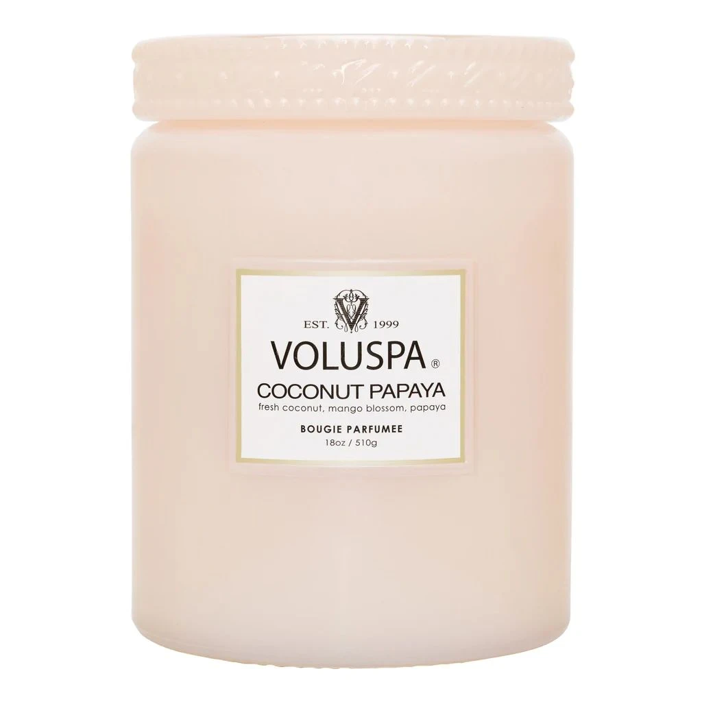 Voluspa Coconut Papaya Large Jar Candle 1 Voluspa Coconut Papaya Large Jar Candle