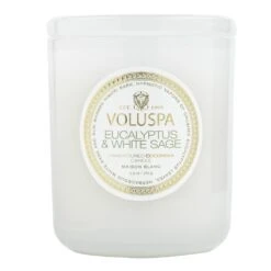 Voluspa Eucalyptus & White Sage Classic Maison Boxed Candle