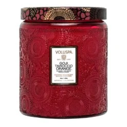 Voluspa Goji Tarocco Orange Luxe Jar Candle