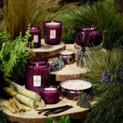 Voluspa Santiago Huckleberry Chawan Bowl Candle -Care Product Store Voluspa Santiago Huckleberry Collection