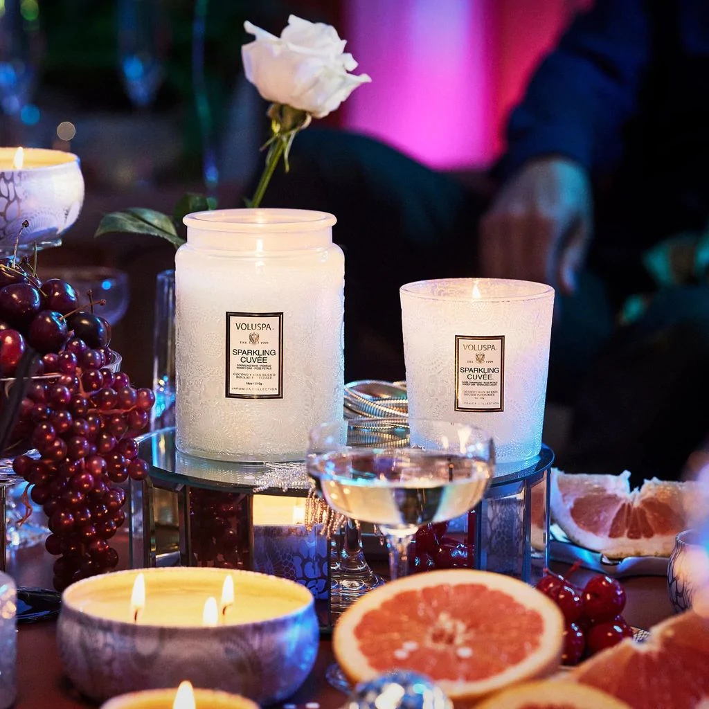 Voluspa Sparkling Cuvee Large Jar Candle 2 Voluspa Sparkling Cuvee Large Jar Candle - Image 2