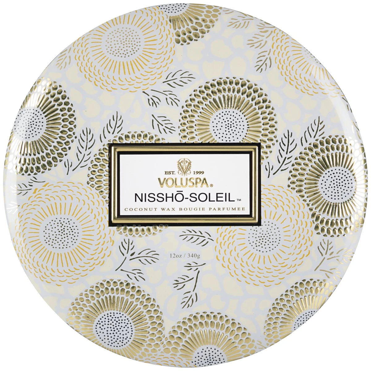 Voluspa Nissho-Soleil 3 Wick Candle In Decorative Tin 1 Voluspa Nissho-Soleil 3 Wick Candle In Decorative Tin