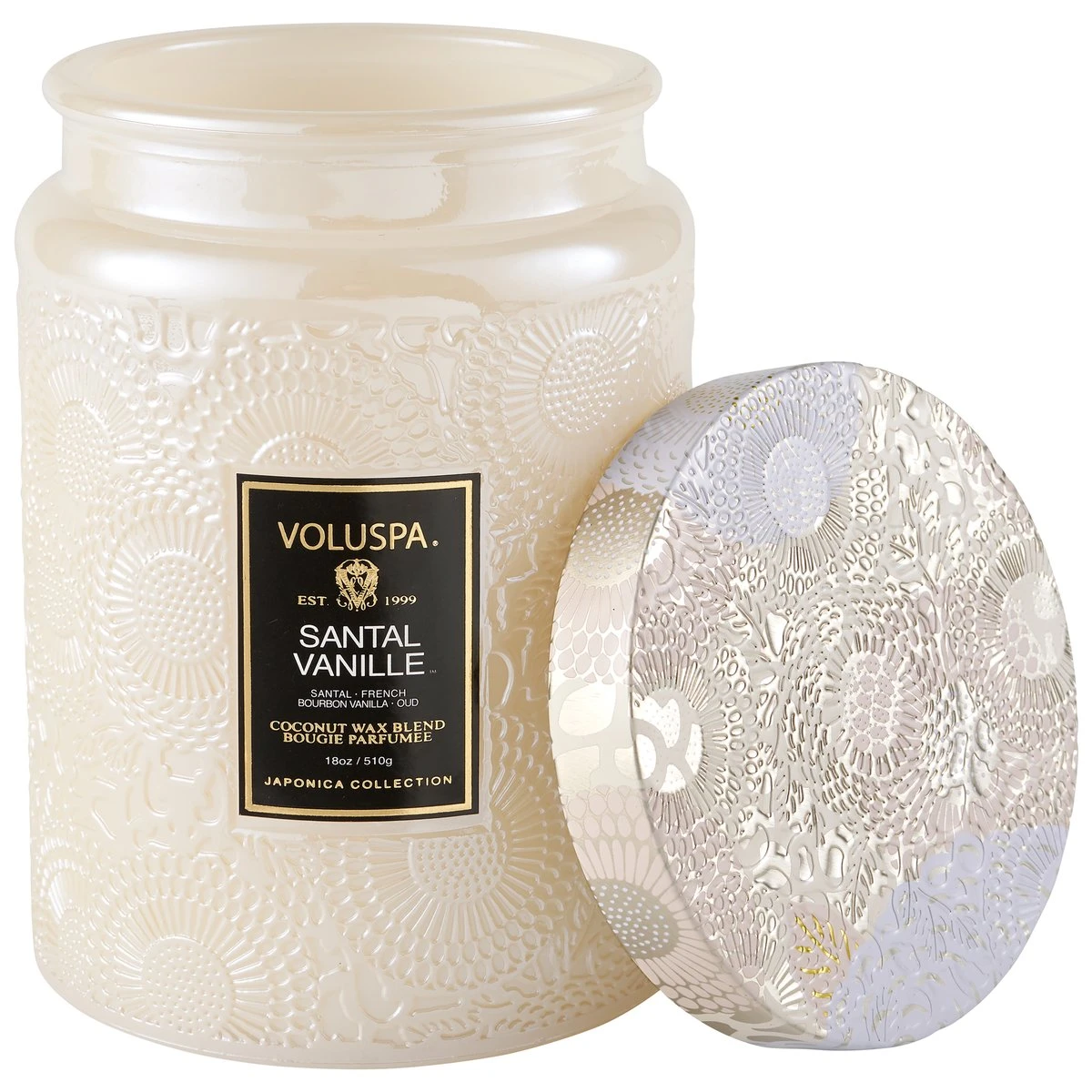 Voluspa Santal Vanille Large Glass Jar Candle 2 Voluspa Santal Vanille Large Glass Jar Candle - Image 2