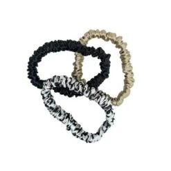 Waves By Sara J Silk Scrunchies -Care Product Store Waves by sara j Snow Safari Pack