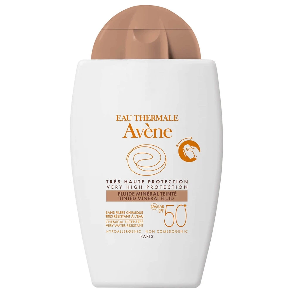 Avène Avene Tinted Mineral Sunscreen Fluid SPF50 1 Avène Avene Tinted Mineral Sunscreen Fluid SPF50