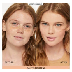 BareMinerals Barepro 16hr Skin-Perfecting Powder Foundation -Care Product Store bareMinerals Barepro 16h Skin Perfecting Powder Foundation Fair 15 Neutral Before After