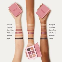 BareMinerals Mineralist Rosewood Eyeshadow Palette -Care Product Store bareMinerals Mineralist Rosewood Eyeshadow Palette All Swatches