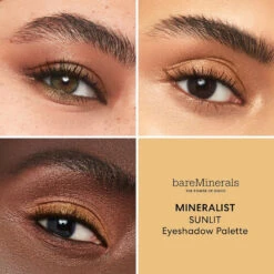 BareMinerals Mineralist Sunlit Eyeshadow Palette -Care Product Store bareMinerals Mineralist Sunlit Eyeshadow Palette On Eyes