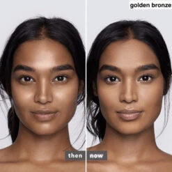 Becca Hydra-Mist Set & Refresh Powder 14 Becca Hydra-Mist Set & Refresh Powder -Care Product Store golden bronze before after 1